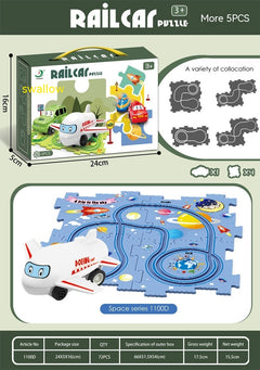 Electric Track Puzzle, Educational and easy to assemble