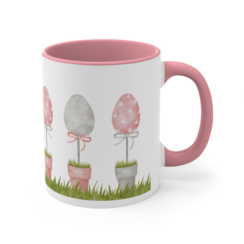 Easter Eggs Accent Coffee Mug, 11oz