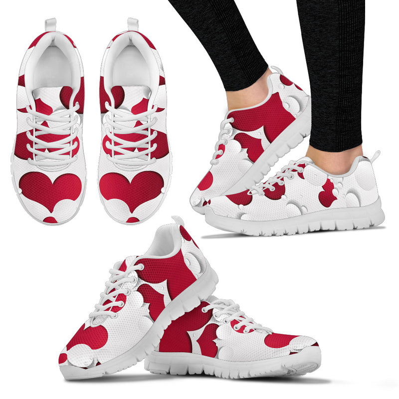 Valentine's Day Special-Heart2 Print Running Shoes For Women