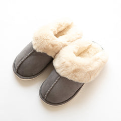 Cotton and Suede slippers