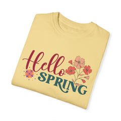 Hello Spring Garment-Dyed T-shirt