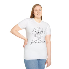 Live Life in Full Bloom Unisex Softstyle T-Shirt