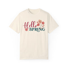 Hello Spring Garment-Dyed T-shirt