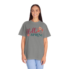 Hello Spring Garment-Dyed T-shirt