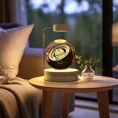 Crystal Ball Indoor Bedside Light with USB Power