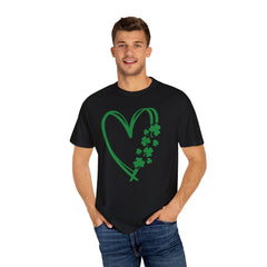 Lucky Heart Unisex Garment-Dyed T-shirt