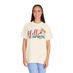 Hello Spring Garment-Dyed T-shirt