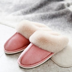 Cotton and Suede slippers