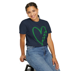 Lucky Heart Unisex Garment-Dyed T-shirt