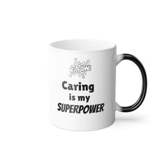 Caring Superpower Color Morphing Mug, 11oz