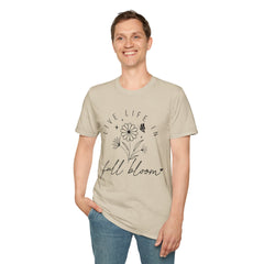 Live Life in Full Bloom Unisex Softstyle T-Shirt