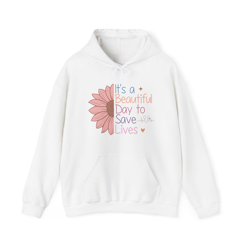 Beautiful Day to Save Lives Unisex Heavy Blend™ Hooded Sweatshirt