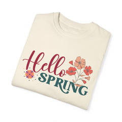 Hello Spring Garment-Dyed T-shirt