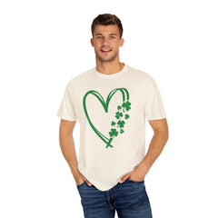 Lucky Heart Unisex Garment-Dyed T-shirt