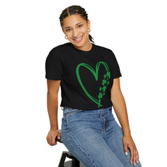 Lucky Heart Unisex Garment-Dyed T-shirt