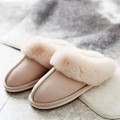 Cotton and Suede slippers