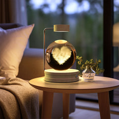 Crystal Ball Indoor Bedside Light with USB Power