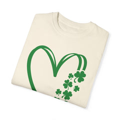 Lucky Heart Unisex Garment-Dyed T-shirt