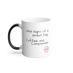 Vital Signs of Great Day Color Morphing Mug, 11oz