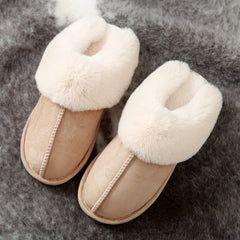 Cotton and Suede slippers