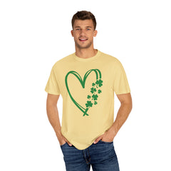 Lucky Heart Unisex Garment-Dyed T-shirt