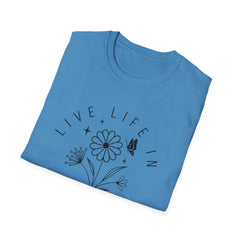 Live Life in Full Bloom Unisex Softstyle T-Shirt