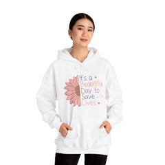 Beautiful Day to Save Lives Unisex Heavy Blend™ Hooded Sweatshirt