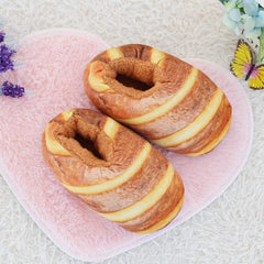 Cute Cotton slippers for Bread Lovers