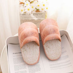 Cute Cotton slippers for Bread Lovers