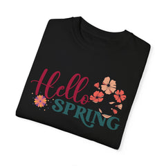 Hello Spring Garment-Dyed T-shirt