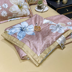 Tencel Summer Duvet Four-piece Washed Silk