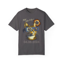 Cat Solar Eclipse  Garment-Dyed T-shirt