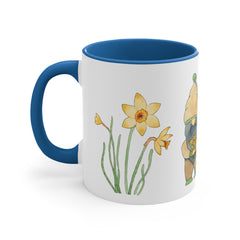 Spring Gnomes Accent Coffee Mug, 11oz