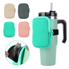 Neoprene Pouch for Tumbler Store items like Cards Keys Wallet Earphone