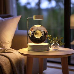 Crystal Ball Indoor Bedside Light with USB Power