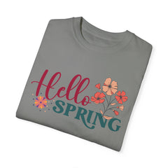 Hello Spring Garment-Dyed T-shirt