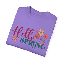 Hello Spring Garment-Dyed T-shirt