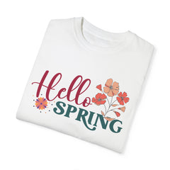 Hello Spring Garment-Dyed T-shirt