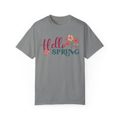 Hello Spring Garment-Dyed T-shirt