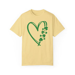 Lucky Heart Unisex Garment-Dyed T-shirt