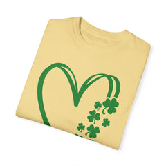 Lucky Heart Unisex Garment-Dyed T-shirt