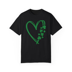 Lucky Heart Unisex Garment-Dyed T-shirt