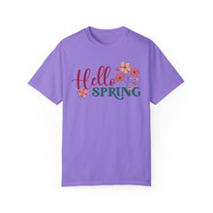 Hello Spring Garment-Dyed T-shirt