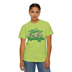 Here for the Shenanigans Unisex Garment-Dyed T-shirt