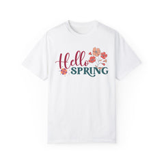 Hello Spring Garment-Dyed T-shirt