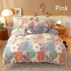 Coral Fleece Duvet Cover Only  Flannel