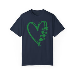 Lucky Heart Unisex Garment-Dyed T-shirt