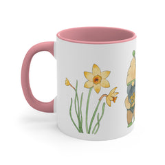 Spring Gnomes Accent Coffee Mug, 11oz