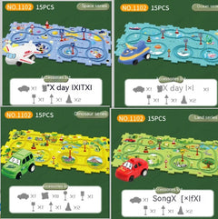 Electric Track Puzzle, Educational and easy to assemble