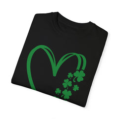 Lucky Heart Unisex Garment-Dyed T-shirt